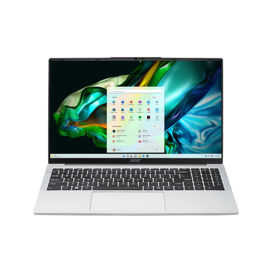 Acer Aspire 3 A325-53-i5 (UN.34YSI.01B) Intel 13th Gen Core i5-1334U 8GB DDR4 RAM 512GB Gen4 NVMe 15.6 Inch FHD IPS Display Pure Silver Laptop 