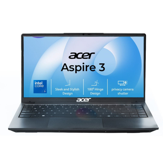 Acer Aspire 3 A324-53 (UN.34RSI.01X) Intel Core 3 100U 8GB DDR4 RAM 256GB Gen4 NVMe 14 Inch FHD IPS Display Steel Gray Laptop