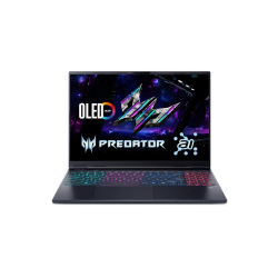 Acer Predator Helios Neo 16S AI Gaming Laptop – Intel Core Ultra 7 255HX, NVIDIA RTX 5060 8GB, 16GB RAM, 1TB SSD, 16" WQXGA OLED, Windows 11, Abyssal Black, RGB Keyboard