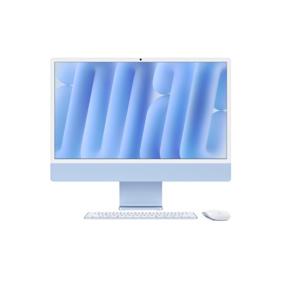 Apple iMac M4 Chip 24-inch 4.5K Retina Display 10-Core CPU 10-Core GPU 16GB Unified Memory 512GB SSD Blue
