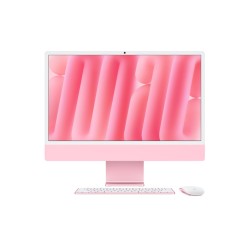 Apple iMac M4 Chip 24-inch 4.5K Retina Display 10-Core CPU 10-Core GPU 24GB Unified Memory 512GB SSD Pink