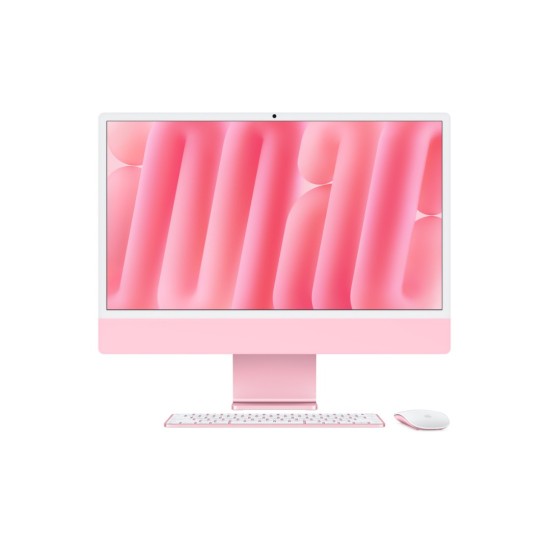 Apple iMac M4 Chip 24-inch 4.5K Retina Display 10-Core CPU 10-Core GPU 16GB Unified Memory 512GB SSD Pink