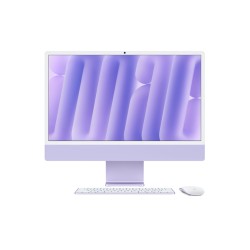 Apple iMac M4 Chip 24-inch 4.5K Retina Display 10-Core CPU 10-Core GPU 16GB Unified Memory 512GB SSD Purple