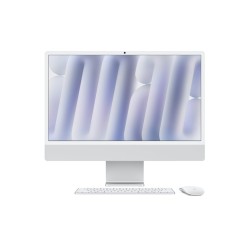 Apple iMac M4 Chip 24-inch 4.5K Retina Display 10-Core CPU 10-Core GPU 16GB Unified Memory 512GB SSD Silver