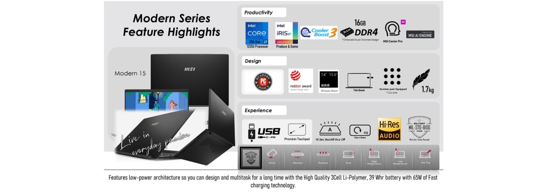 MSI MODERN 15 B12M | AN AFFORDABLE LAPTOP WITH HANDFULL OF FEATURES