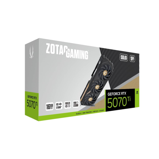 ZOTAC GAMING GeForce RTX 5070 TI SOLID SFF 16GB GDDR7 Graphics Card ZOTAC GAMING GeForce RTX 5070 TI SOLID SFF 16GB GDDR7 Graphics Card