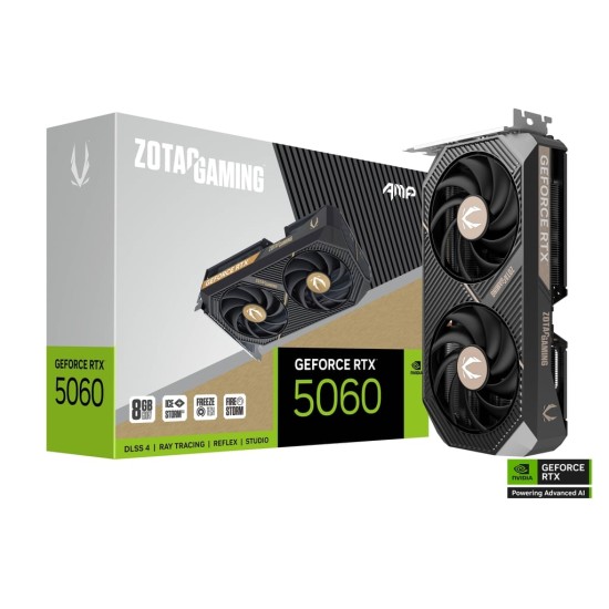 ZOTAC GAMING GeForce RTX 5060  AMP 8GB GDDR7 Graphics Card