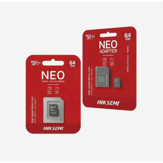 Hiksemi Neo TF C1 MicroSD Card 64GB (With Adapter)