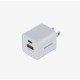 Hiksemi GaN Fast USB A+C 33W Charger (Type-C to Type-C Cable Included) Hiksemi GaN Fast USB A+C 33W Charger (Type-C to Type-C Cable Included)
