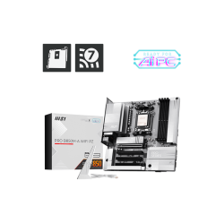 MSI PRO B850M-A WIFI PZ AM5 DDR5 PCIe 5.0 ATX Motherboard
