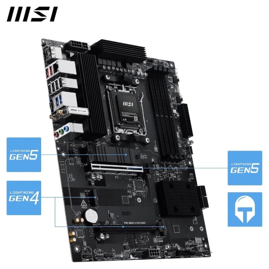 MSI PRO B850-S EVO Wi-Fi AM5 ATX Motherboard