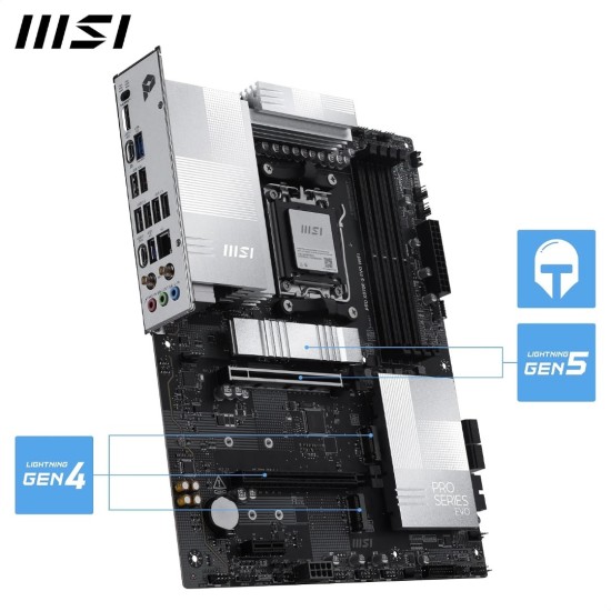 MSI PRO X870E-S EVO Wi-Fi AM5 ATX Motherboard