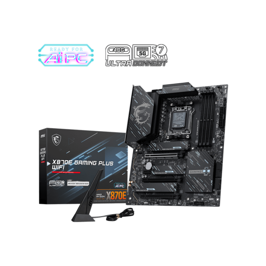 MSI X870E GAMING PLUS WIFI DDR5 AMD AM5 ATX Motherboard