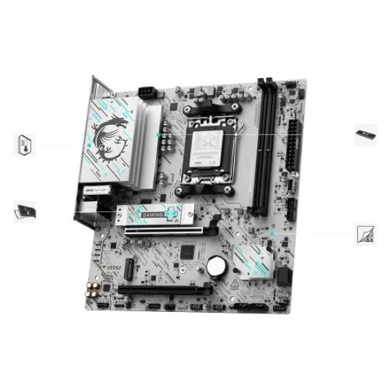 MSI B840M GAMING WIFI6E AM5 DDR5 mATX Motherboard