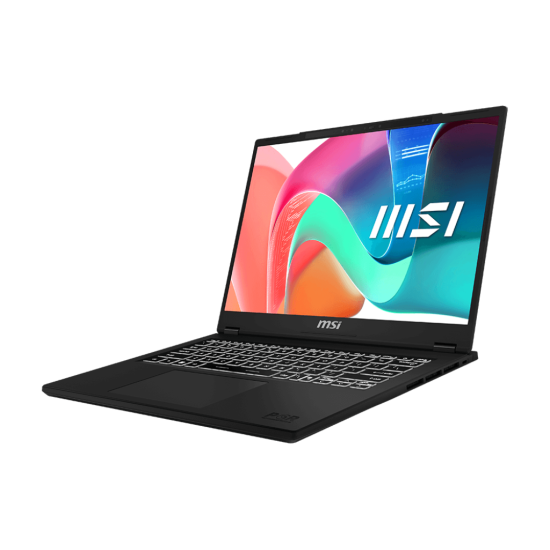 MSI Modern 14 H D2RMG Intel Core 7 240H Intel Graphics 16 GB (8*2) 3200MHz RAM 512GB Gen4 NVMe SSD 14 Inch FHD+ IPS Platinum Black Laptop 