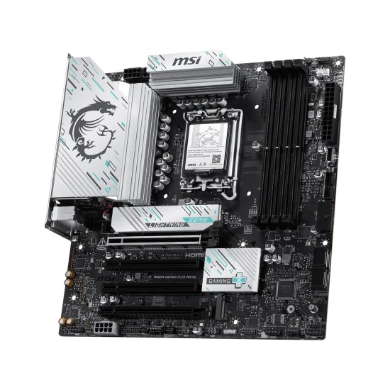 MSI B860M GAMING PLUS WIFI6E LGA1851 Micro ATX Motherboard