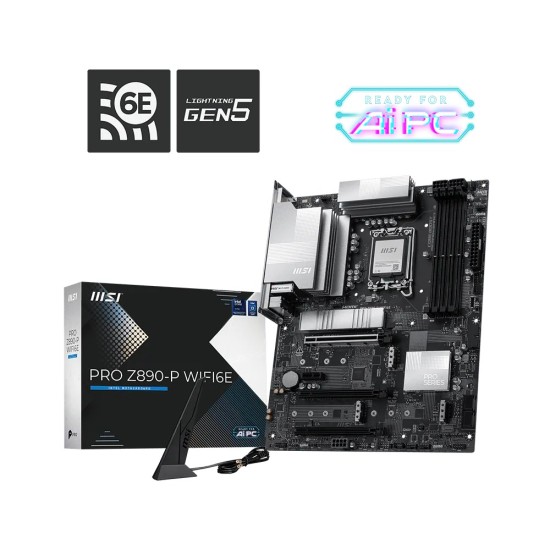 MSI PRO Z890-P WIFI6E LGA1851 ATX Motherboard