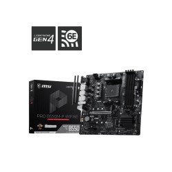MSI PRO B550M-P WIFI6E AMD AM4 Micro ATX Motherboard