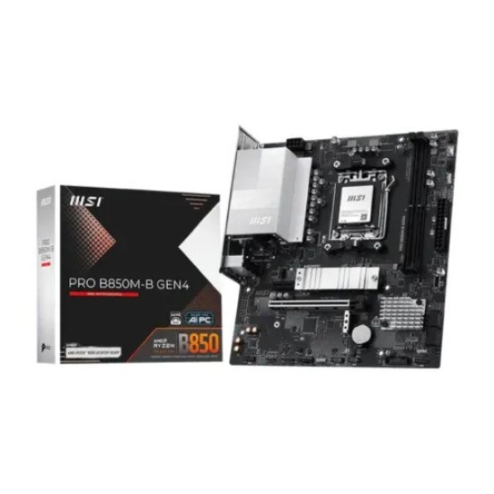 MSI PRO B850M-B GEN4 AM5 Micro-ATX Motherboard