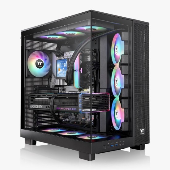 Thermaltake View 380 XL TG ARGB Black Mid Tower Chassis