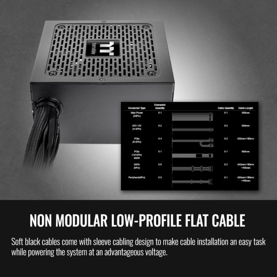 Thermaltake ToughPower GX3 850W 80 Plus Gold Power Supply (PCIe 5.1 & ATX 3.1) (PSU)