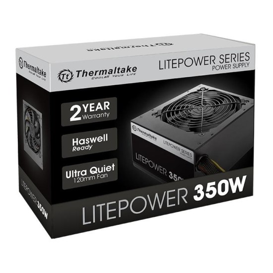 Thermaltake Litepower 350W 80 Plus Power Supply (PSU)