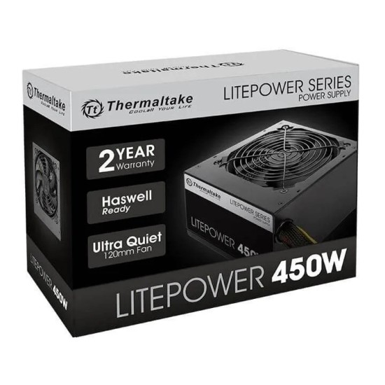 Thermaltake Litepower 450W 80 Plus Power Supply (PSU)