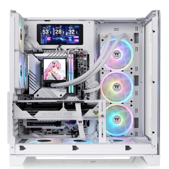 Thermaltake View 390 TG Snow Mid Tower Chassis