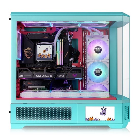 Thermaltake View 600 TG Mint Strawberry Full Tower Chassis