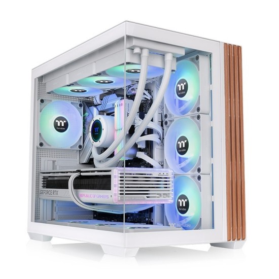 Thermaltake View 380 WS TG ARGB Snow Mid Tower Chassis