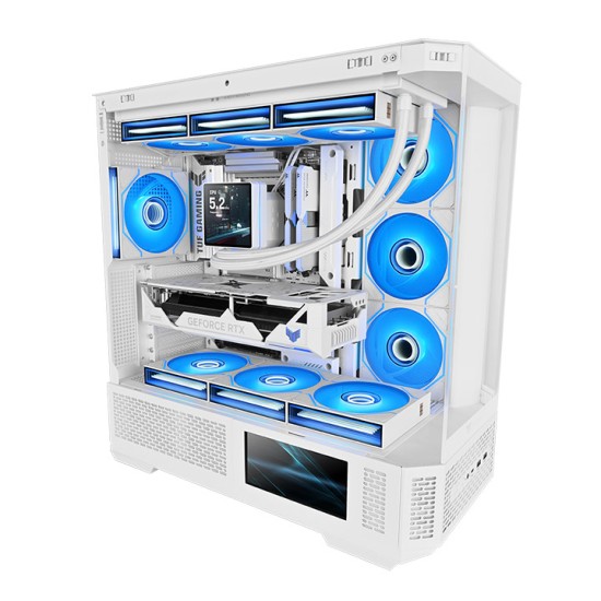 THERMALTAKE SWAFAN 140 EX INFINITY ARGB Sync PC Cooling Fan White (3-Fan Pack)