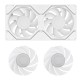 Thermaltake SWAFAN 240 UNIFY ARGB Sync PC Cooling Fan Snow