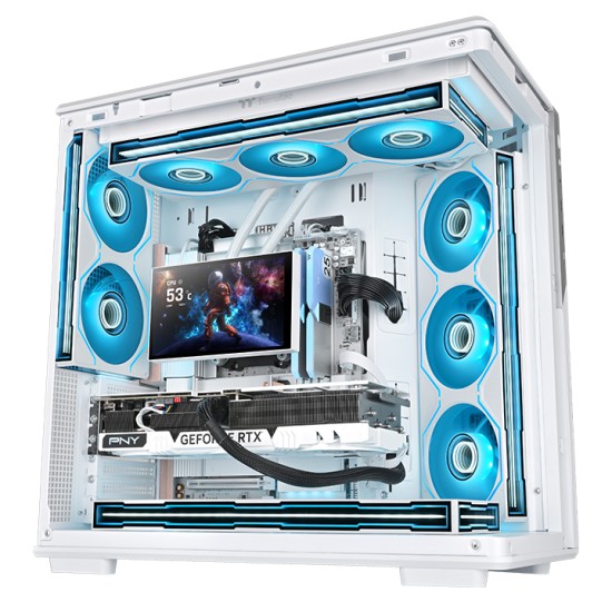 Thermaltake SWAFAN 240 UNIFY ARGB Sync PC Cooling Fan Snow