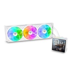 Thermaltake TH360 V3 Ultra ARGB Sync AIO Liquid Cooler Snow Edition (3.95-inch LCD Display)