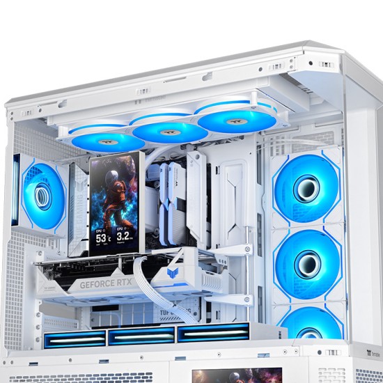 Thermaltake ST360 Ultra ARGB Sync AIO Liquid Cooler Snow (7" LCD Display)