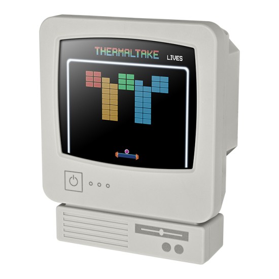 Thermaltake Retro 240 Ultra ARGB Sync AIO Liquid Cooler (3.7" LCD Display)