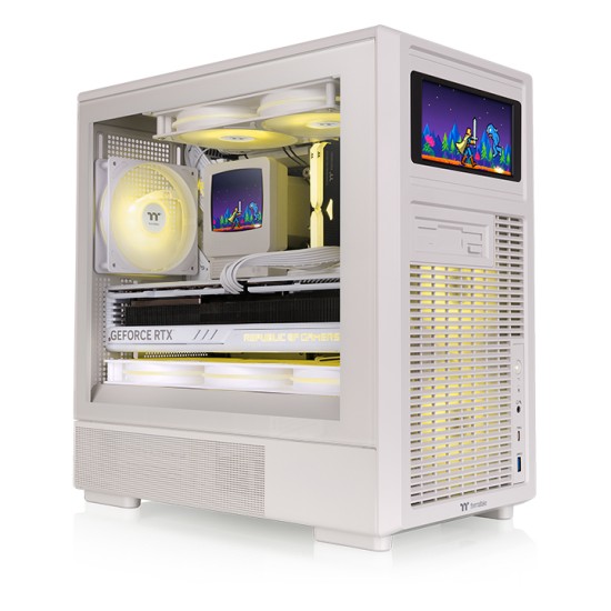Thermaltake Retro 240 Ultra ARGB Sync AIO Liquid Cooler (3.7" LCD Display)