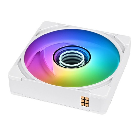 Thermaltake CT120 EX INFINITY ARGB Sync PC Cooling Fan - Snow (3-Fan Pack)