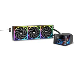 Thermaltake MAGCurve 360 Ultra ARGB Sync AIO Liquid Cooler (6.67" Curved AMOLED Display)