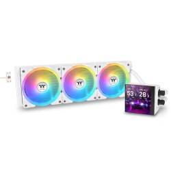 Thermaltake MAGFloe 360 Ultra ARGB Sync AIO Liquid Cooler Snow Edition (3.95” Display)