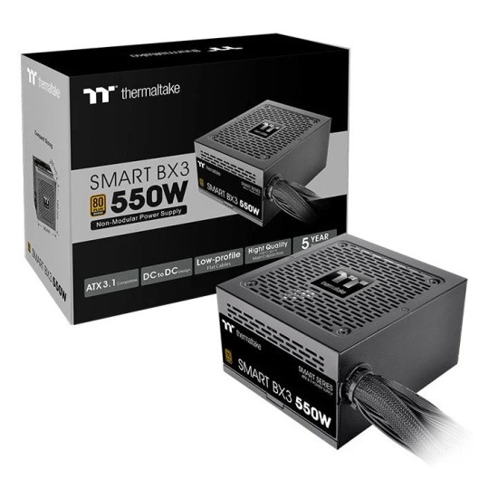 Thermaltake Smart BX3 550W 80 Plus Bronze Power Supply (ATX 3.1) (PSU)
