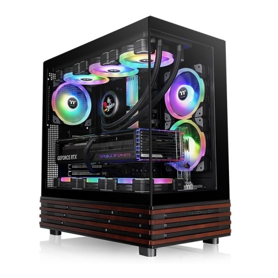 Thermaltake View 270 Plus WS TG ARGB Black Mid Tower Chassis