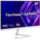 ViewSonic VX24G30-W 24 Inch IPS 1080p 0.8ms 240Hz HDR10 White Gaming Monitor