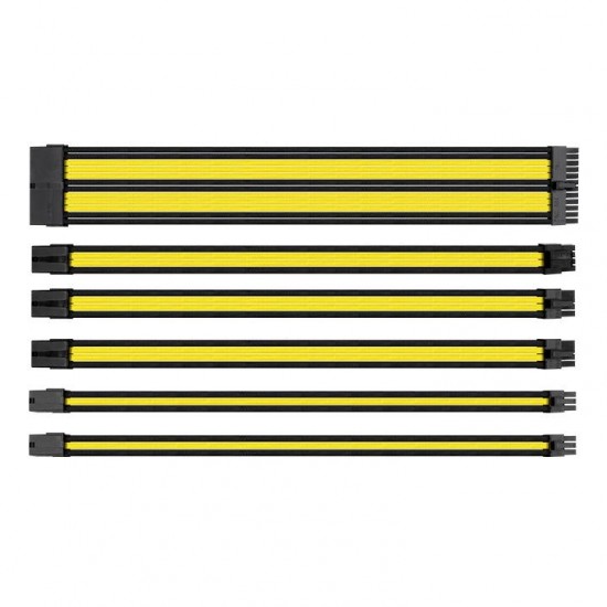 Thermaltake TtMod Sleeve Cable (Cable Extension) Yellow And Black