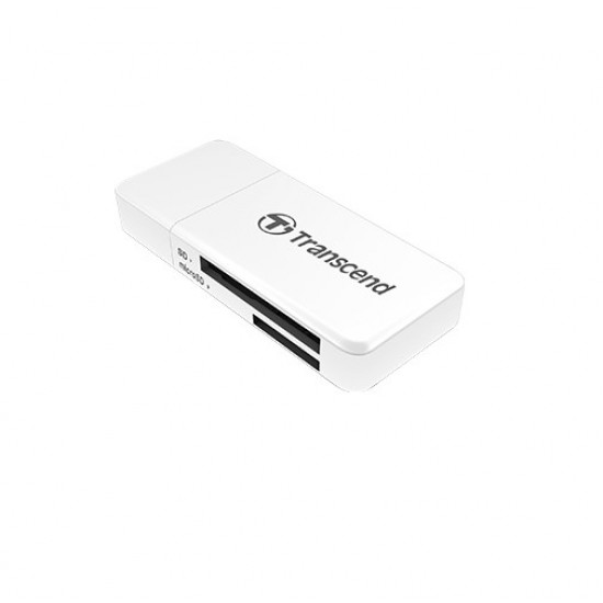 Transcend TS-RDF5W USB 3.1 Gen 1 Gen1 UHS-I SD Micro SD Card Reader White