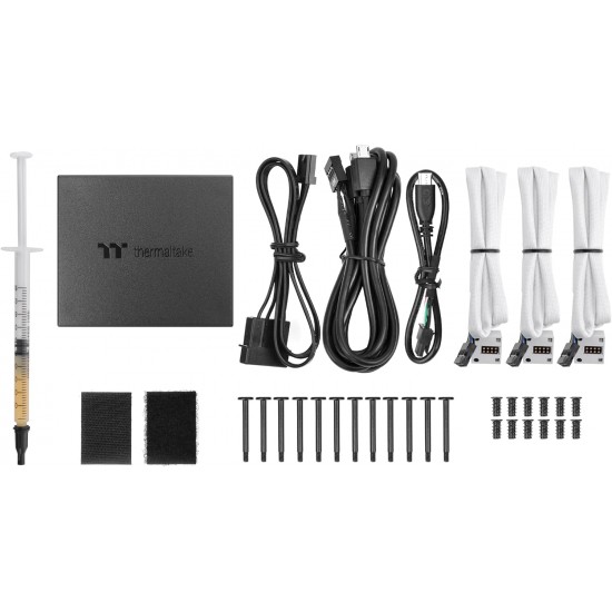 Thermaltake SWAFAN EX12 White  RGB Magnetic PWM Radiator Fan TT Premium Edition (3-Fan Pack)