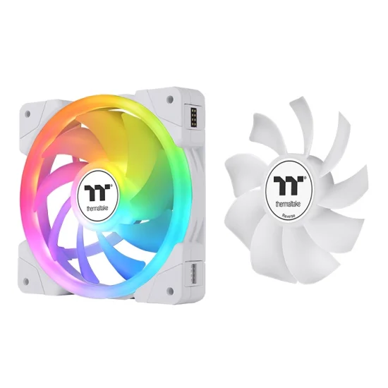 Thermaltake SWAFAN EX14 White RGB Magnetic PWM Radiator Fan | UCC BD