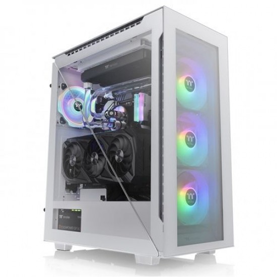 Thermaltake Divider 500 TG ARGB Mid Tower Snow Chassis