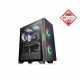 Thermaltake Versa T25 TG Window Mid Tower Chassis Black
