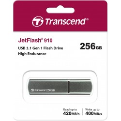 Transcend 256GB Jet Flash 910 USB 3.1 Gen 1 Pen Drive Midnight Green